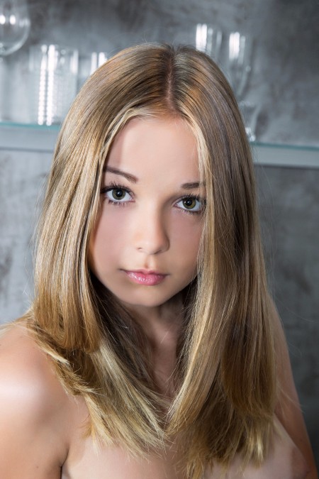 Пленительная красота: фотосессия счастливой блондинки